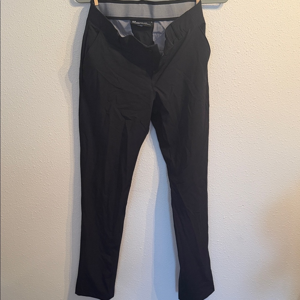 Under Armour Black Fitted Pants for Golf